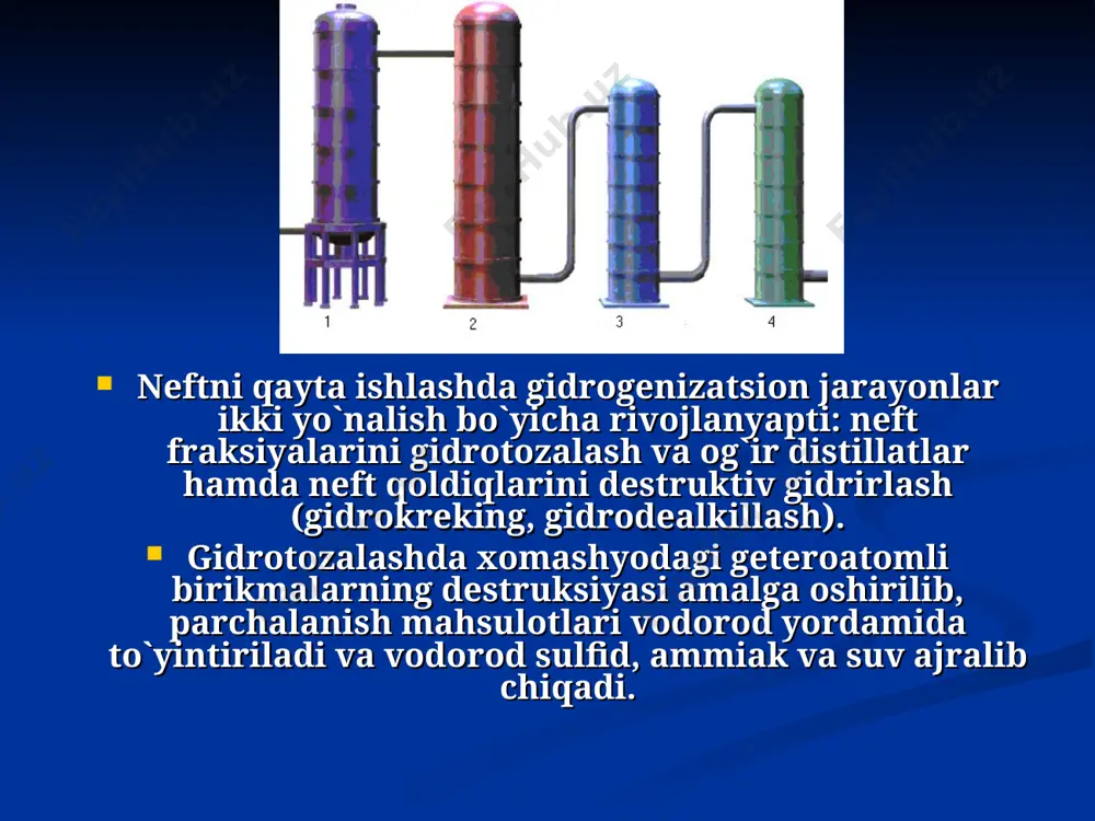 gidrokreking jarayon katalizatorlari - Page 4