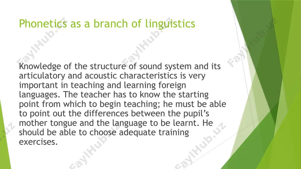 phonetics as a branch of linguistics - Page 3