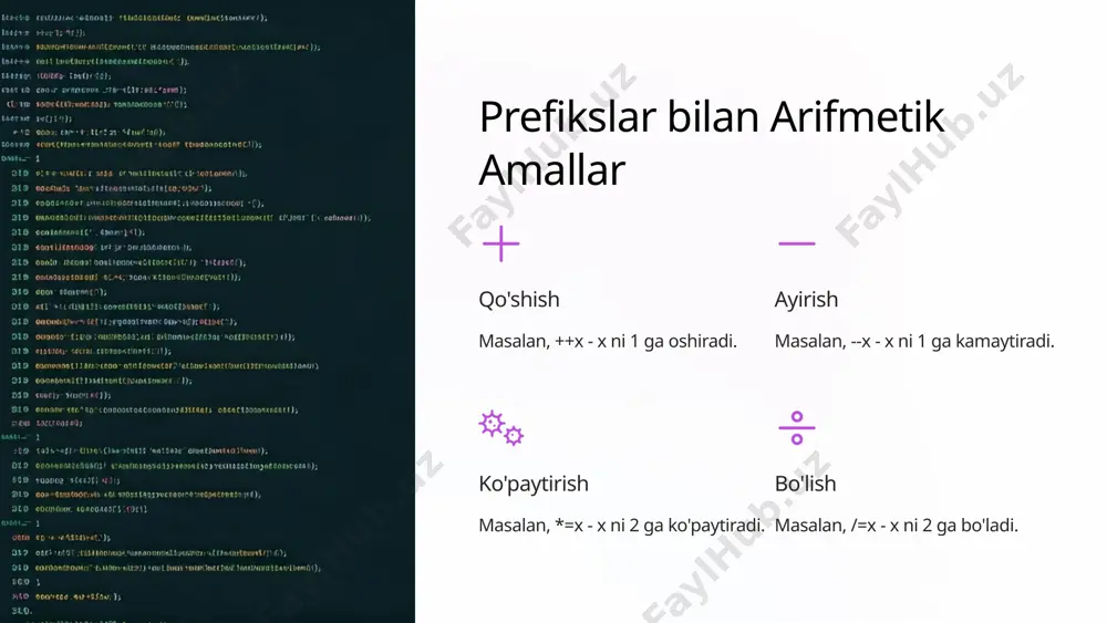 c++ dagi prefiks va postfiks - Page 5
