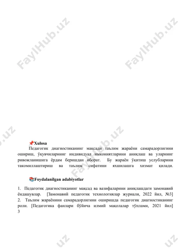 pedagogik diagnostika vazifalari - Page 5