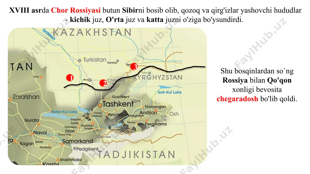 ulmonqul boshqardi ming urug`i ham katta obro`ga ega bo`ldi 3 1 2 40-kunlik qamal sheralixon nasrullo 1843-yil ollohqulixon 1843-yil amir nasrullo yana qo'qonga yurish qildi. shahar 40 kun qamal qilindi. ayni paytda, xiva xoni olloqulixon buxoroga hujum boshladi va nasrullo buxoroga qaytishga majbur bo'ldi. 1843- yilda xazorasp yaqinida buxoro va xiva o'rtasida jang bo'ldi. amir nasrullo mag'lubiyatga uchradi. 1 qipchoqlarni qo`qonga ko`chishi kuchaydi va aholini uylarini tortib oldi sheralixon musulmoquldan qutulishga ahd qildi 2 musulmonqul xonning niyatini sezib fitna tayyorladi musulmonqul go`yoki o`shga qo`zg`olonni bostirish uchun ketadi 3 musulmonqul rejaga ko`ra o`shdan kelib jinoyatchilarni jazolashi kerak edi. reja ish beradi. sheralixon murodxon nomiga taxtdan voz kechadi 4 qo`qonliklar olimxonni o`g`li murodxonni samarqanddan chaqirib oladi murodxon isfara hokimini taklifi bilan taxtga da’vo qiladi musulmonqul 12 yoshli qizini 13 yoshli namangan hokimi xudoyorxonga beradi qo`qonga kelib xudoyorxonni taxtga ko`taradi murodxon 7 kunlik xonlikdan so`ng qatl qilinadi murodxon tarafdorlari ham otib o`ldirilgan qipchoqlar …