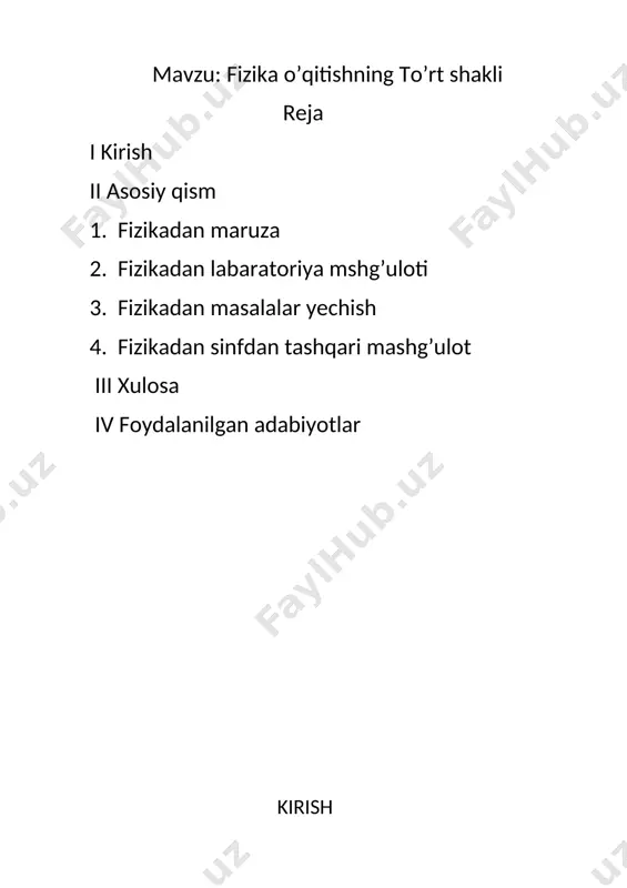 ng jamiyatni rivojlantirish yo’lidagi hatti-harakatlari ham mana shu qonuniyatdan kelib chiqqan holda bajarilgan. barcha hatti-harakatlar zamirida «manfaat» tushunchasi yotadi va jamiyat manfaatlar qarama-qarshiligiga asoslangan holda rivojlanadi. xx asr insoniyat taraqqiyotining evolyutsion rivojlanish darajasini nihoyatda tezlashtirib yubordi. insoniyatning necha ming yilliklar jarayonida erishgan fan texnika sohasidagi yutuqlar shu bir asr davomida misli ko’rilmagan darajada taraqqiy topdi. buning boisi esa, ijtimoiy tuzimlar o’rtasidagi qarama-qarshilik edi. barcha fanlar rivoji zamirida ham qaramaqarshilik yotadi va bu esa, fanlarning o’sishi, rivojlanishi va taraqqiy etishi uchun bosh omil bo’lib hisoblanadi. respublikamiz mustaqillikka erishgandan so’ng jamiyatimizning taraqqiyot yo’li va bosh maqsadi belgilandi. ya’ni, rivojlangan, demokratik huquqiy jamiyat qurish jamiyatning asosiy ko’zlagan maqsadiga aylandi. bu jamiyatni qurish uchun shu jamiyat quruvchilarini, ya’ni har tomonlama rivojlangan barkamol avlodni, komil insonni tarbiyalab etishtirish zaruriyati paydo bo’ldi [2,3]. o’zbekiston respublikasi prezidenti i.a.karimov ta’kidlaganidek: «…ta’lim-tarbiya – ong mahsuli, lekin ayni vaqtda-ong darajasi va uning rivojini ham belgilaydigan omildir. binobarin, ta’lim-tarbiya tizimini o’zgartirmasdan …