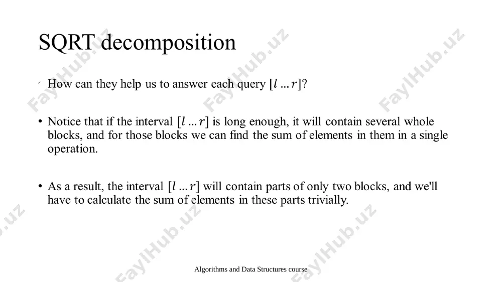 sqrt decomposition - Page 5
