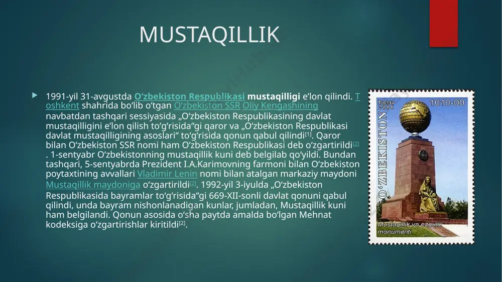 agan holda, bosqichma bosqich, kompleks chora-tadbirlarga asoslangan holda izcil davom ettirilmoqda. bu borada shavkat mirziyoyev tomonidan ijtimoiy, ma’naviy-ma’rifiy sohalardagi sa’yharakatlarni tizimli asosda yo’lga qo’yish bo’yicha 5 ta muhim tashabbusning ilgari surilisi o’zbekiston tarixida yoshlar ta’limtarbiyasi bo’yicha yana bir yangi bosqichni boshlab berdi. yuksak intellektual salohiyatli, ma’naviy barkamol avlodni tarbiyalash, komil insonni voyaga yetkazishda o’zbekistonda yoshlarga oid davlat siyosatininh ahamiyati katta yoshlarga oid davlat siyosati to’g’risigagi qonunning maqsagi va yoshlarga oid davlat siyosati sohasidagi munosabatlarni tartibga solishdan iborat. farmonga muvofiq, yoshlarga oid davlat siyosatini izchi va samarali amalga oshirish, yoshlarni har tomonlama qo’llab-quvvatlash, huquq va qonuniy manfaatlarini himoya qilish tizimini tubdan isloh etish maqsadida o’zbekiston “kamolot” yoshlar ijtimoiy harakati negizida o’zbekiston yoshlar ittifoqi tashkil etildi. o’zbekiston yoshlar ittifoqi tashkil topgan kun – 30 iyun sanasi mamlakatimizda “yoshlar kuni” sifatida nishonlanadi. 2019 yilda mutlaqo yangicha mazmun va shakldagi 4 ta prezident maktabi, 3 ta ijod maktabi ish boshladi. oliy ta'limni rivojlantirish uchun …