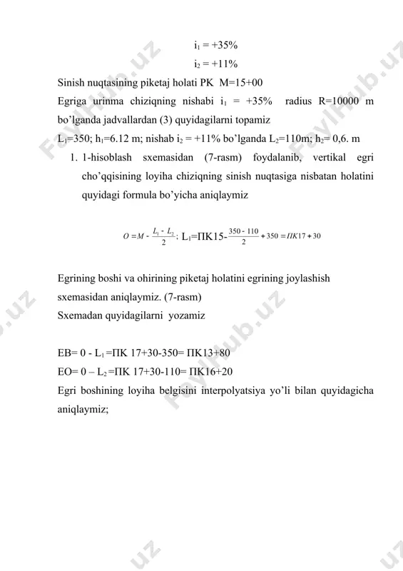 vertikal egrilarni loyihalash - Page 5