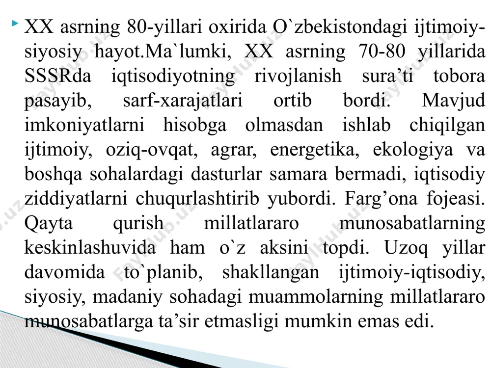 o`zbekistondagi mustaqillikka erishish jarayonlari - Page 5