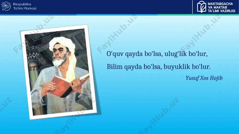 arning axborotni tahlil qilishi, uning ishonchliligini baho-lashi va asosli xulosalar chiqa-rish. muloqot 4k o‘rganish ko‘nikmalari axborot savodxonligi ilmiy savodxonlik ko‘nikmalari texnologiya savodxonligi media savodxonligi insonning o‘z harakatlari va qadamlarini yangi vaziyatga ko‘ra o‘zgartirishi va notanish vaziyatlarda samarali tarzda, odob-axloq va qadriyatlarga amal qilgan holda qobiliyatini namoyon etishi jamoani boshqarish qobiliyati, bolaga qat'iyatlilik va mas'uliyat, o‘ziga ishonch kabi asosiy shaxsiy fazilatlarni rivojlantirishga qanday yordam berishni va ta'lim olishdagi imkoniyatlarini oshirish kirishuvchanlik va moslashuvchanlik 01 liderlik va mas'uliyat 02 ishni mustaqil ravishda boshlash qobiliyati, o‘z-o‘zini rag‘batlantirish va tashabbus ko‘rsatishda halollik bilan ishlash qobiliyati. tashabbuskorlik va o‘z-o‘zini boshqarish 03 bular turli xil ijtimoiy va madaniy muhitlarda muloqot qilish, hamkorlikda va samarali ishlash qobiliyatlari 04 ma'lum vaqt oralig‘ida har qanday vazifani samarali bajarish, har qanday topshiriq uchun mas’uliyatlilikni his qilish tushunilishi samaradorlik va javobgarlik 05 ijtimoiy va madaniyatlararo o‘zaro ta'sir hayotiy ko‘nikmalar insonning o‘z harakatlari va qadamlarini yangi vaziyatga ko‘ra o‘zgartirishi va notanish vaziyatlarda …