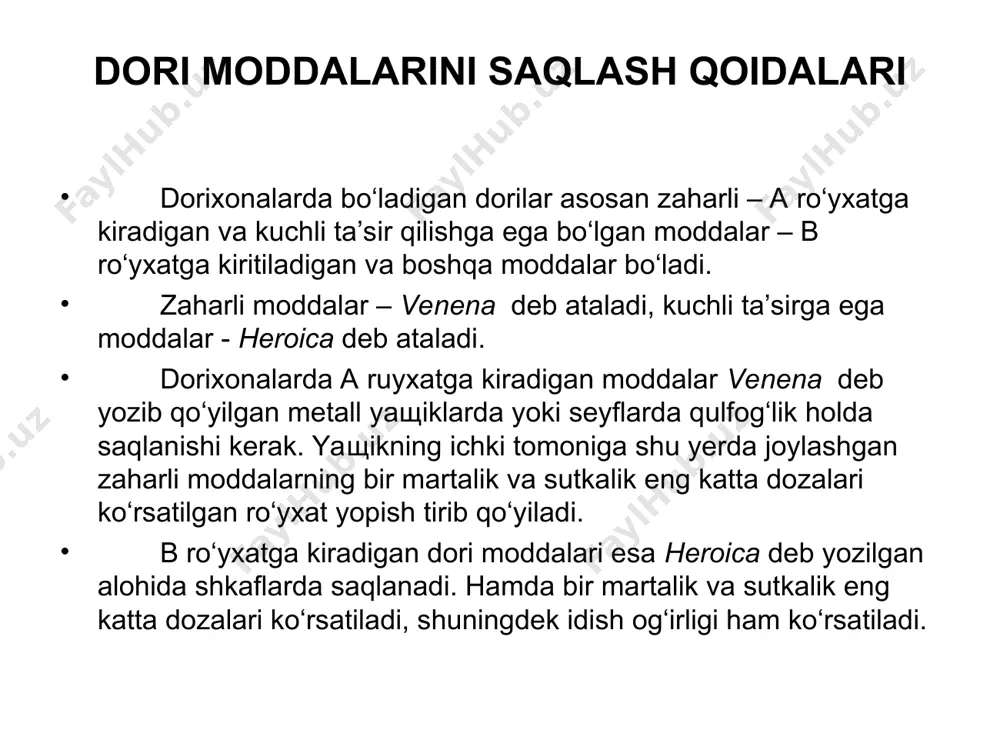 l - adjuvans sirupi simplicis 60 ml - corrigens aquae destillatae ad 180 ml - constituens m.d. - subscriptio s. 1 osh qoshiqdan ichilsin - signatura shifokorning muhri shifokorning imzosi azizov a.a. - nomen medici rp.: ceftriaxoni 1.0 d.t.d.n. 10 s. mushak ichiga kuniga 1 marta 1 flakondandan novakainda eritilib so’ng kiriting. rp.: tincturae valerianae 25 ml d.s. uyqudan oldin ¼ stakan suv bilan 15 tomchi. agar bemorga dorini tez tayyorlab berish kerak bo‘lsa shifokor retsept blankasining yuqori qismiga ko‘rinib turadigan joyiga cito - tez yoki statim - darhol degan so‘zni yozib beradi va bunday retseptga dorixonada navbatsiz xizmat ko‘rsatiladi. retseptda 2 ta yoki bir necha modda bir xil miqdorda yoziladigan bo‘lsa, doza usha preparatlar oxirgisining qarshisiga qo‘yiladi, undan oldin ana yoki qisqacha aa so‘zini yozib qo‘yiladi, bu babbaravar degan ma’noni bildiradi. agar bemorga beriladigan dorini takrorlash zarurati tug‘ilsa, shifokor buni retseptning ko‘rinib turadigan joyiga yozib qo‘yish lozim. masalan, repetatur …