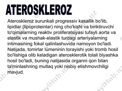 ateroskleroz — PPTX