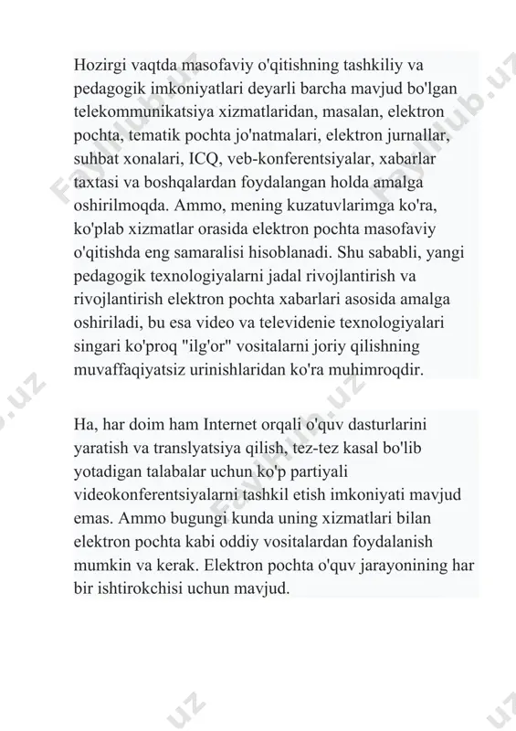 jihatdan o'qituvchining o'zi qiziqishi va ishtirokiga bog'liq. mening taʼlim olishimda elektron pochtaning roli image2.jpg image3.jpg image1.jpeg