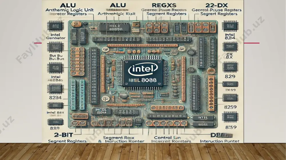 intel 8088 protsessorining arxitekturasi va uning xususiyatlari - Page 5