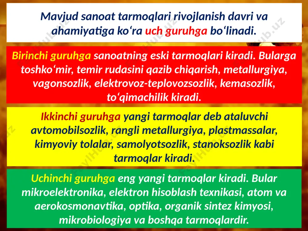 jahon xo‘jaligi tarmoqlari geografiyasi . 9 - sinf - Page 5