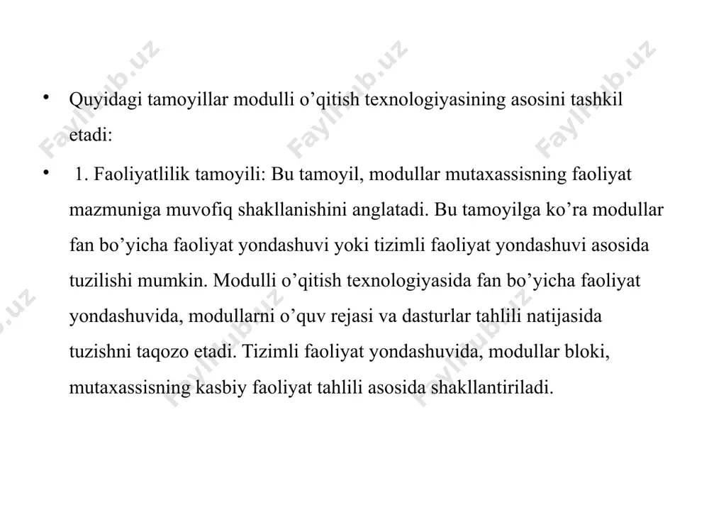o’quv jarayonini faol tashkil etishning zamonaviy usul va metodlari - Page 5