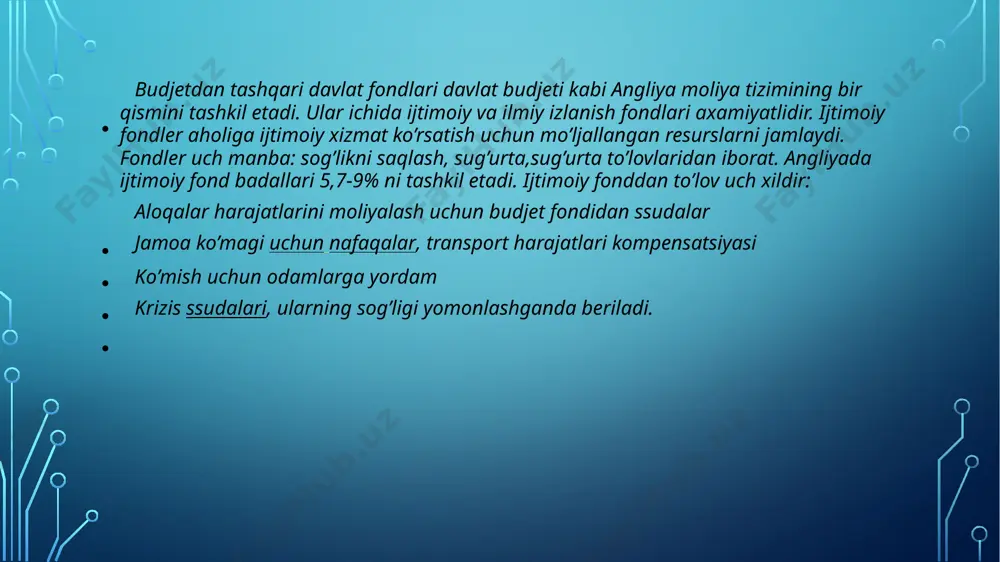 buyuk britaniya davlat moliya tizimi - Page 5