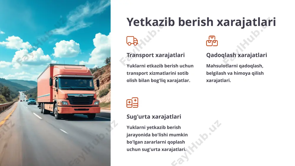 logistika xarajatlari tarkibi - Page 5