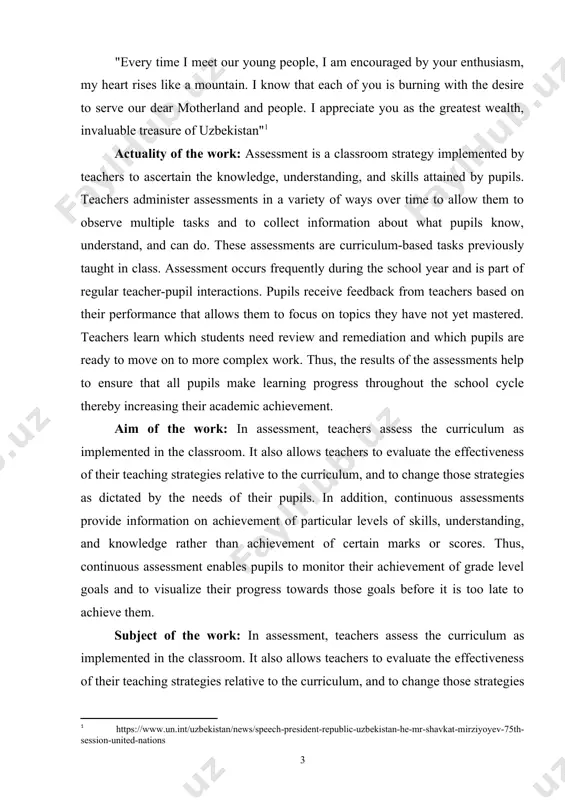 the work: assessment allows teachers to monitor the impact of their lessons on pupil understanding. teachers can modify their pedagogical strategies to include the construction of remediation activities for pupils who are not working at the expected grade level and the creation of enrichment activities for pupils who are working at or above the expected grade level. the definition of importance of an assessment system - the importance of an assessment system lies in its ability to evaluate, measure, and enhance the effectiveness of educational programs, organizational performance, or any other area requiring systematic evaluation. an assessment system helps determine whether learners have achieved the desired educational outcomes, allowing educators to understand the effectiveness of their teaching methods. in summary, an effective assessment system is crucial for fostering improvement, accountability, personalized learning experiences, informed decision-making, and overall success in educational contexts or organizational settings. role of assessment in the teaching-learning …