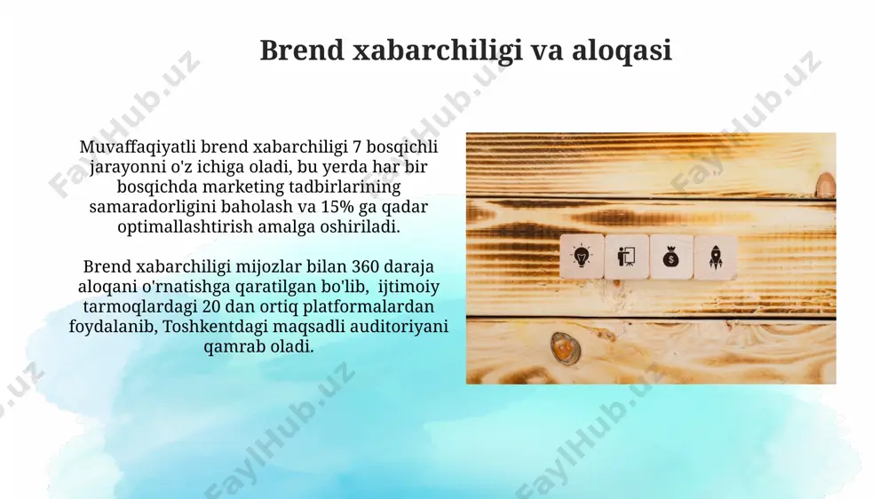 brendning tayyorlash bosqichlari va xususiyatlari - Page 5