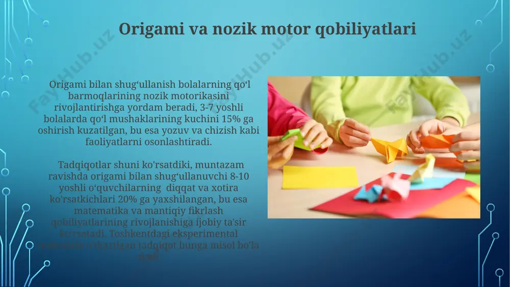 origami va nozik motor ko'nikmalarini rivojlantirish - Page 5