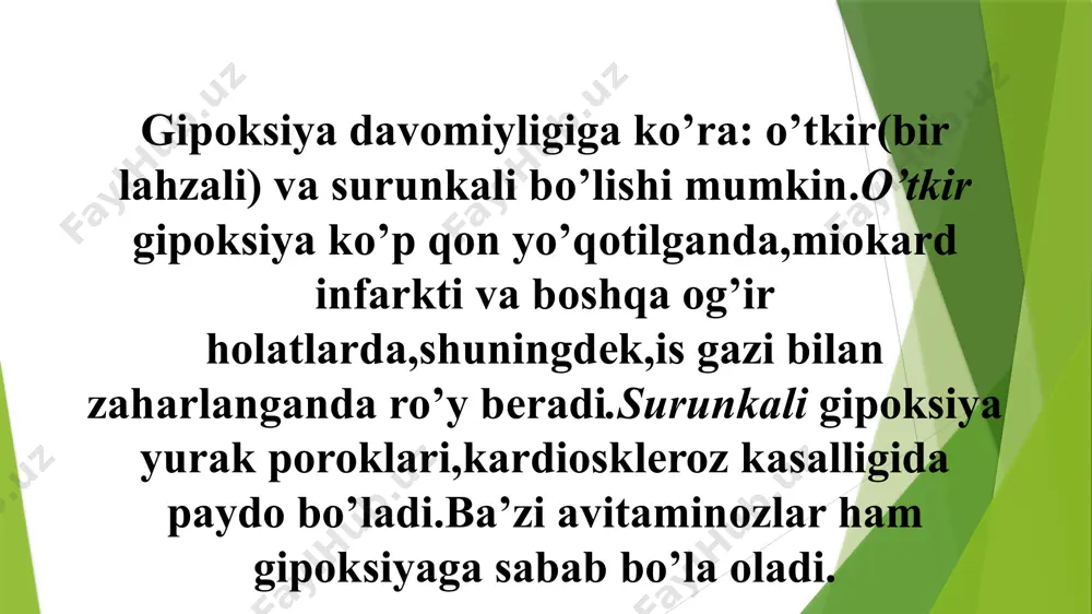 gipoksiya va uning turlari - Page 4