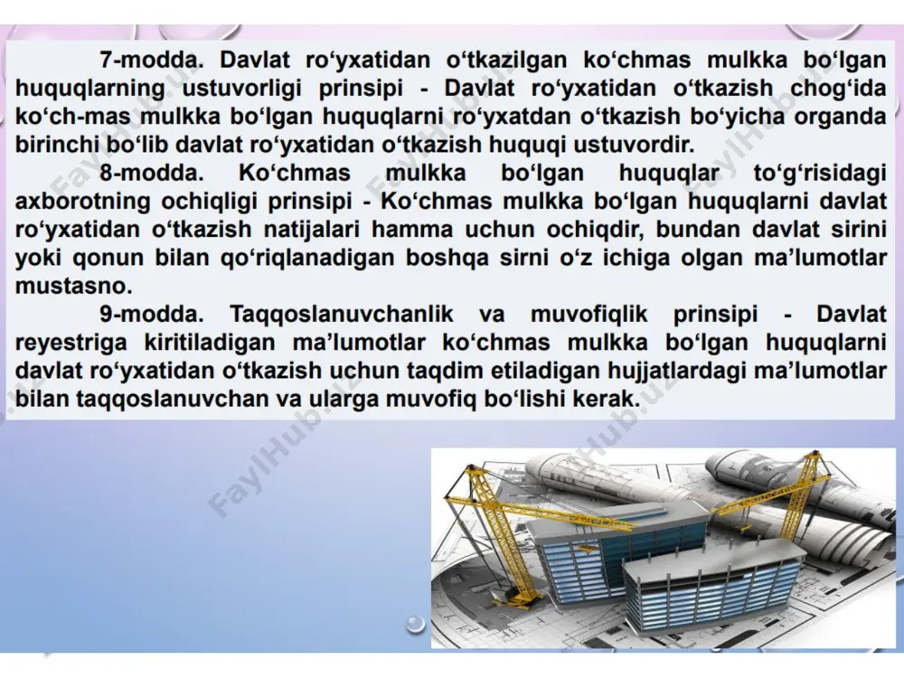 bino va inshootlarni davlat ro‘yxatidan o‘tkazish tartibi - Page 5