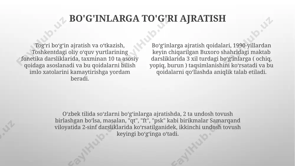 tog'ri bo'g'inlarga o'tkazish - Page 4