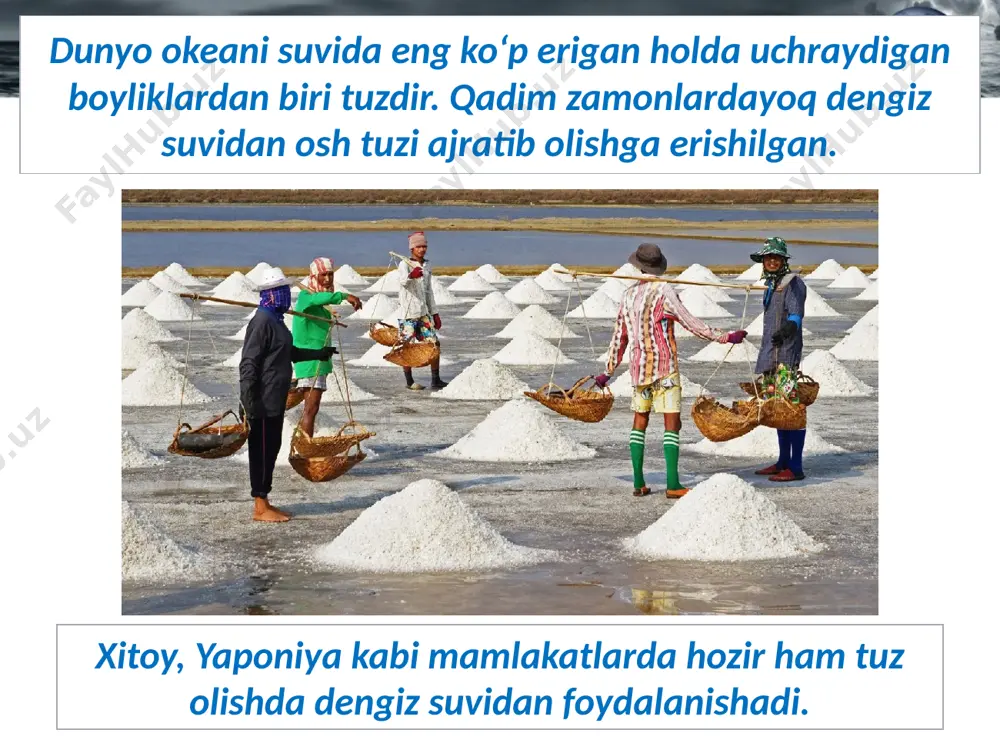 dunyo okeani. iqlimiy, kosmik, biologik va rekreatsion resurslar . 9 - sinf - Page 5
