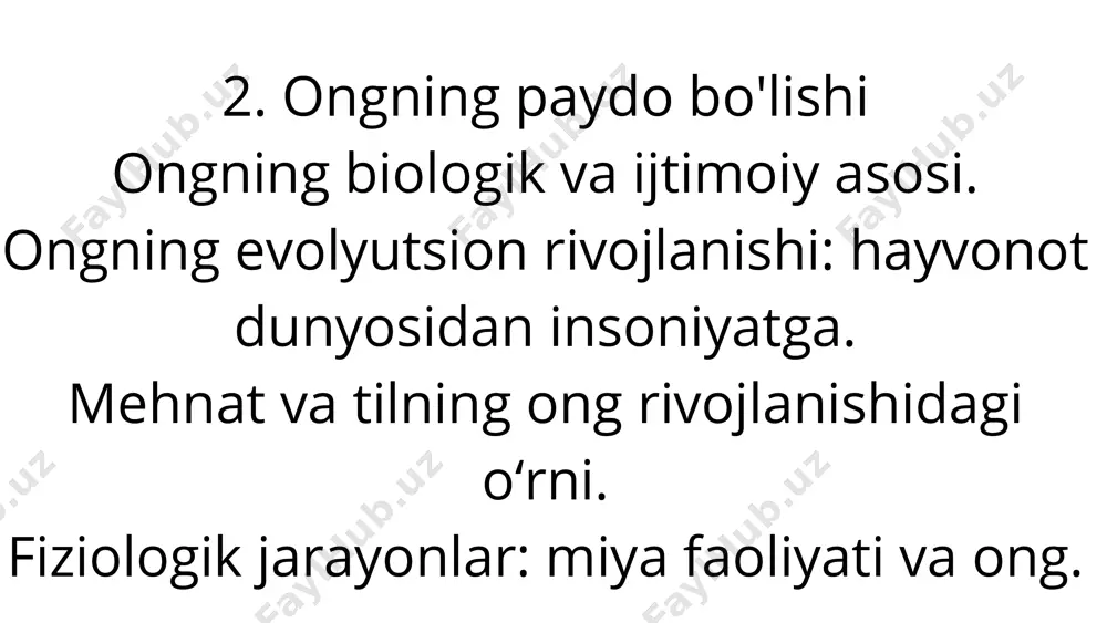 ongning paydo bo’lishi va uning taraqqiyoti - Page 5