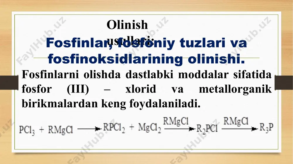 fosfor va uning birikmalari - Page 5