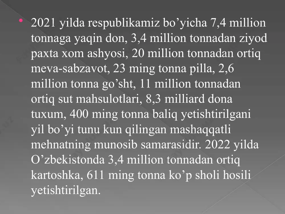 лали зиғир, дурагай себарга, беданинг турлари, кандир, хмел, амур узуми, ёввойи олма, нок, сабзавот экинларининг ватанидир. 9. европа – сибир маркази (эфиопия) ген маркази киради. бу марказдан жўхори турлари, тариқ, канакунжут, шоли, буғдой турлари, мойли палма, дуккакли экинлар, кунжут, кофе, ғўза, тарвуз экинлари келиб чиққан. 8. африка маркази (миср, сурия, фаластин, гретция, италия, ва ўрта ер денгизи соҳилида жойлашган давлатлар)– сули, арпа, қаттиқ буғдой ва бошқа турлар, зиғир, карам, лавлаги, сабзи, шолғом, турп, пиёз, саримсоқ, кўкнор, оқ хантал экинларининг ватанидир. 7. ўрта ер денгизи маркази 12. шимолий америка картошка, тамаки, кунгабоқарнинг айрим турлари кўп йиллик арпа, чатнайдиган маккажўхори, помидор экинларининг келиб чиқиш марказидир. 11. жанубий америка (мексика, гватемала, коста – рика, гондурас, панама) маркази – маккажўхори, ловия, қовоқ, ингичка ва ўрта толали ғўза турлари, ширин картошка, махорка, кўп йиллик ўсимликлар ватанидир. 10. марказий америка арпа турлари, люпин, кунгабоқарнинг 50 га яқин турлари, сабзавот, резавор ўсимликлар, узумнинг ватанидир. фойдаланиши бўйича гуруҳлаш …
