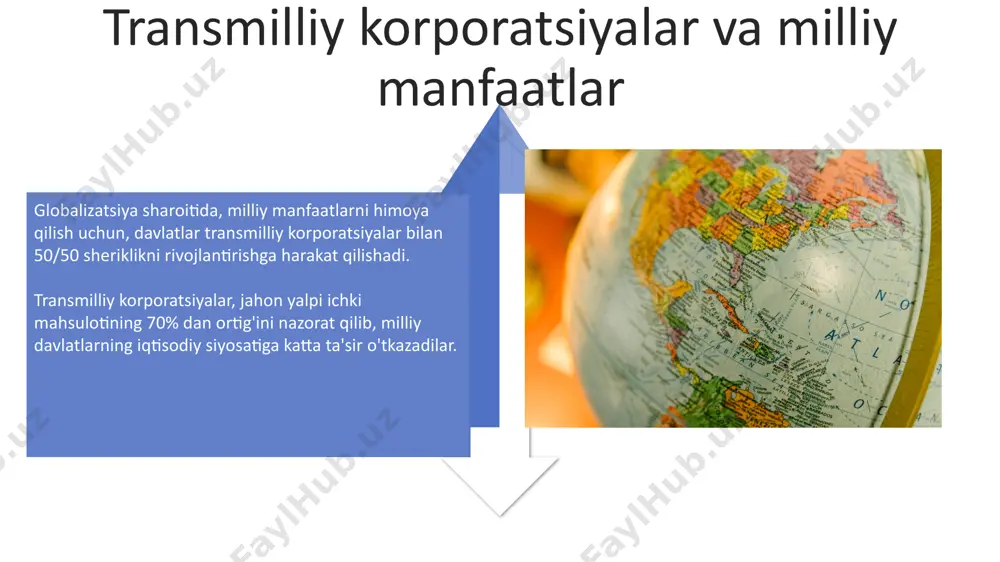 iqtisodiy jarayonlarning globallashuvi va milliy manfaatlar - Page 4