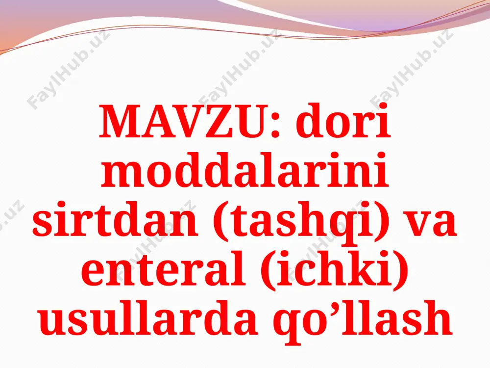 ar yuviladi va bemorga bog‘lam qancha vaqtga qo‘yilganligi tayinlanadi. ko‘z kasalliklarini davolashda turli xil eritmalar va malhamlar qo‘llanadi. ulardan maqsad - mahalliy ta'sir qilishdir. biroq konyun- ktivaning so‘rish qobiliyati yaxshi bo‘lib, dorilarni dozalashda ana shu jihatlarni ham hisobga olish kerak. ko‘zga tomiziladigan tomchi dorilarning steril saqlanishiga alohida e'tibor berish zarur. ko‘z kasalliklari xonasida ko‘z dorilarining eritmalari tubi keng, bo‘g‘ziga rezina qalpoqchali tomizg‘ich kiydirilgan maxsus kolbachalarda saqlanadi. dori to‘ldirishdan oldin kolbachalar distillangan suvda yuviladi va 15 daqiqa qaynatiladi. tomizg‘ichlar alohida, ulardan olib qo‘yilgan rezina qalpoqchalari bilan qaynatiladi. sovitilgandan so‘ng tomizg‘ichlarga rezina qalpoqchalar kiydiriladi va mos keladigan kolbachalarga solib qo‘yiladi. bu ish qo‘lga steril rezina qo‘lqoplar kiyib bajariladi. dori 2 kunga yetadigan qilib qo‘yiladi va tegishli etiketka yopishtiriladi dorilar ko‘zga tomizg‘ich bilan tomiziladi. muolajadan avval qo‘lni yaxshilab yuvish lozim. bemordan yuqoriga qarash so‘raladi va bu vaqtda chap qo‘ldagi steril nam doka sharcha bilan qovoqni pastga tortiladi. o‘ng qo‘l barmoqlari bilan tomizg‘ichning rezina …