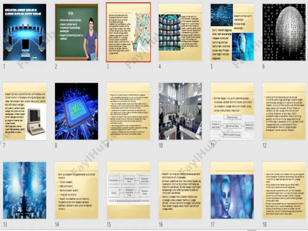 intellektual axborot tizimlari va ularning vazifalari. ekspert tizimlari - Page 3