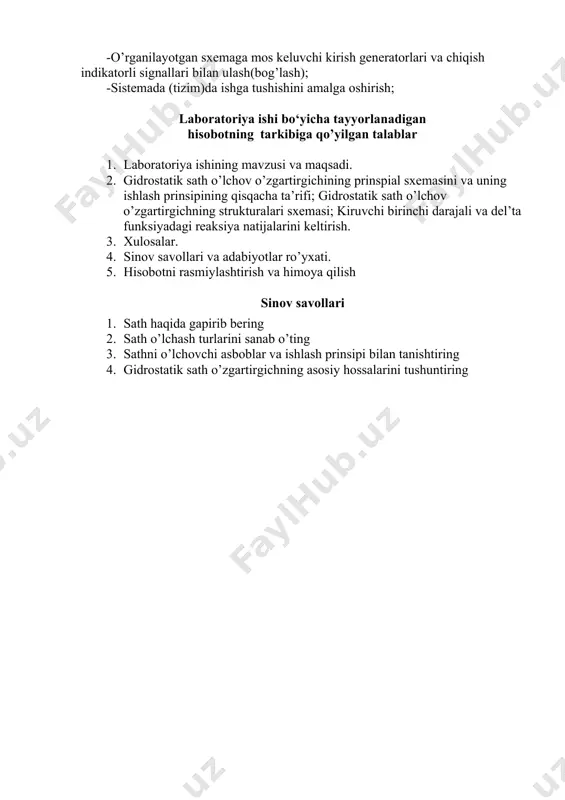 kaskadli avtomatik rostlashning struktur sxemasini qurish va tadqiq etish - Page 4
