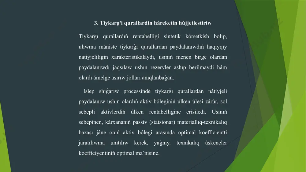 tiykarg'i qurallardi bahalaw ha'm tùrleri - Page 5