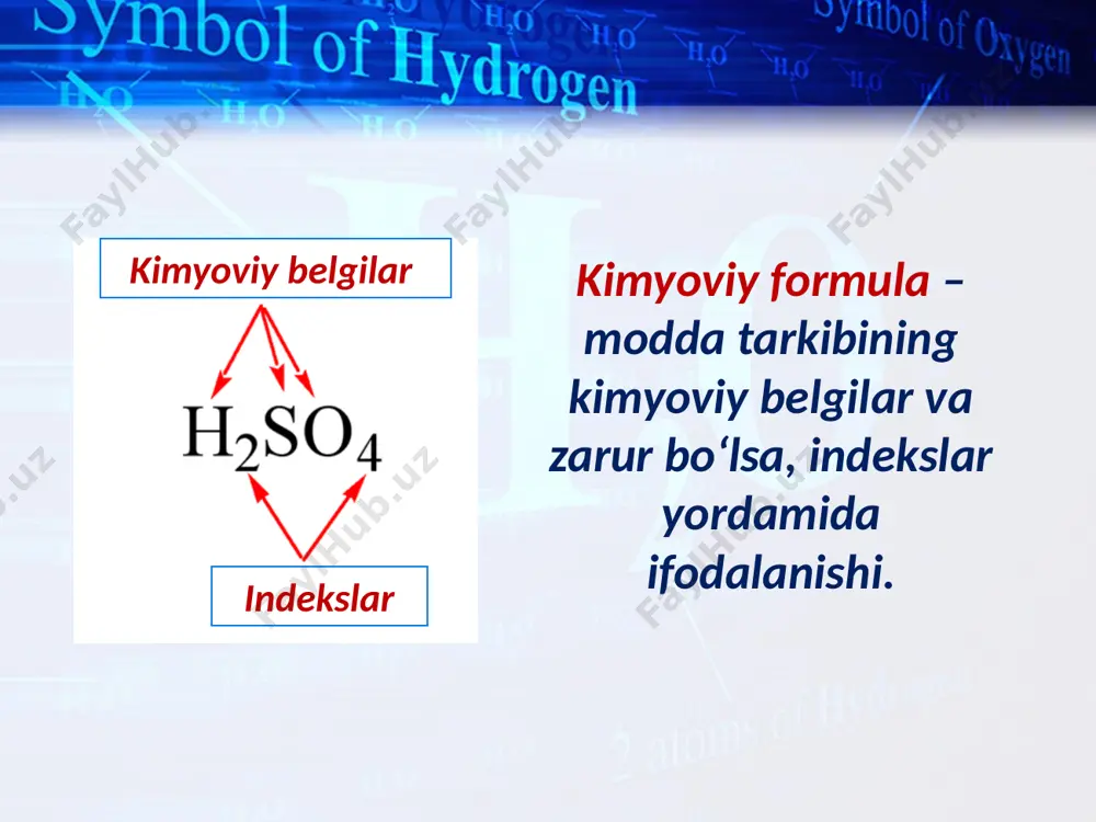 kimyoviy formula va undan kelib chiqadigan xulosalar - Page 5