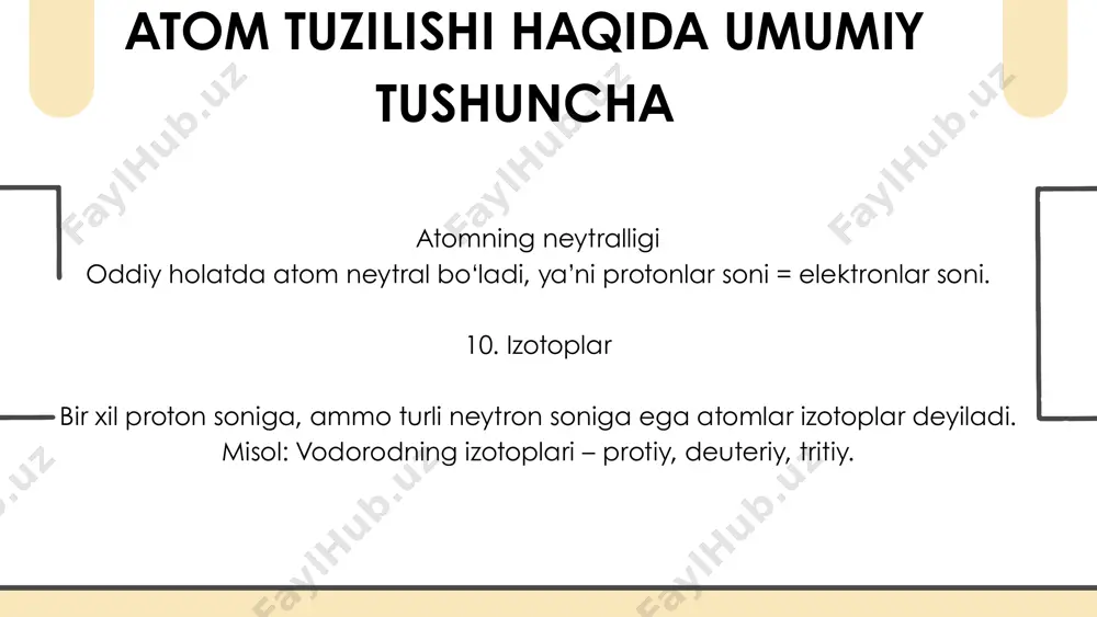 8-sinf kimyo kursida atom tuzilishi mavzusini o'qitish metodikasi - Page 5
