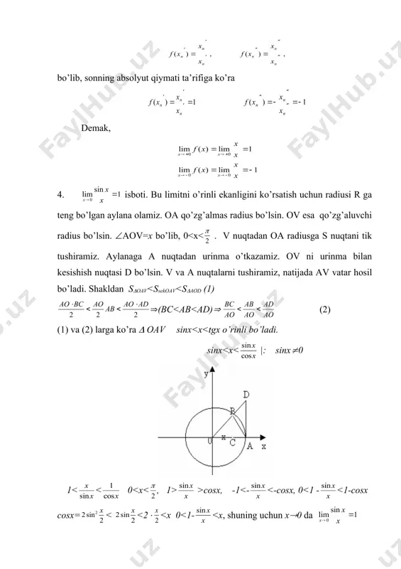 funksiyaning limiti - Page 5
