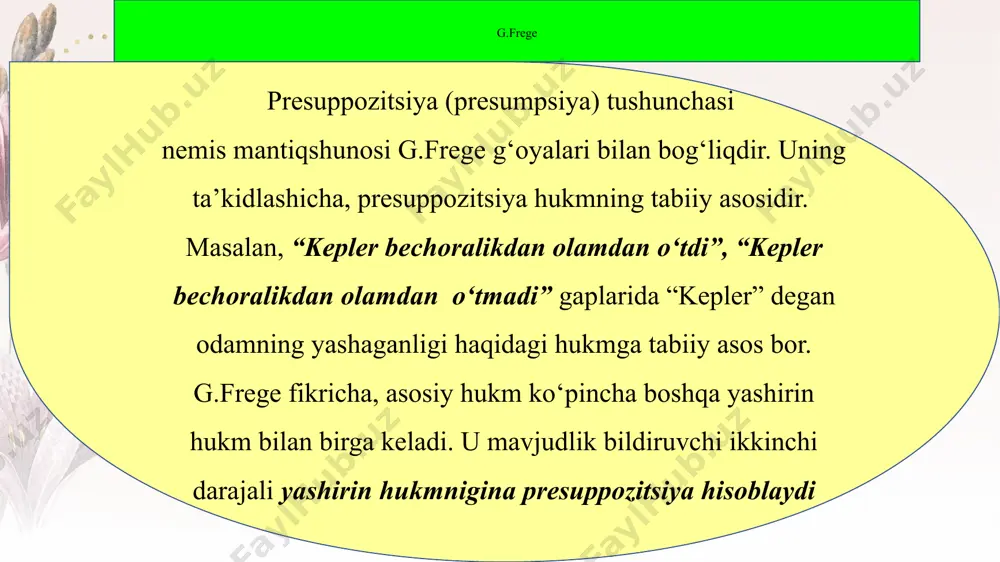 gapning semantik murakkablashuvida presuppozitsiyaning o‘rni - Page 5