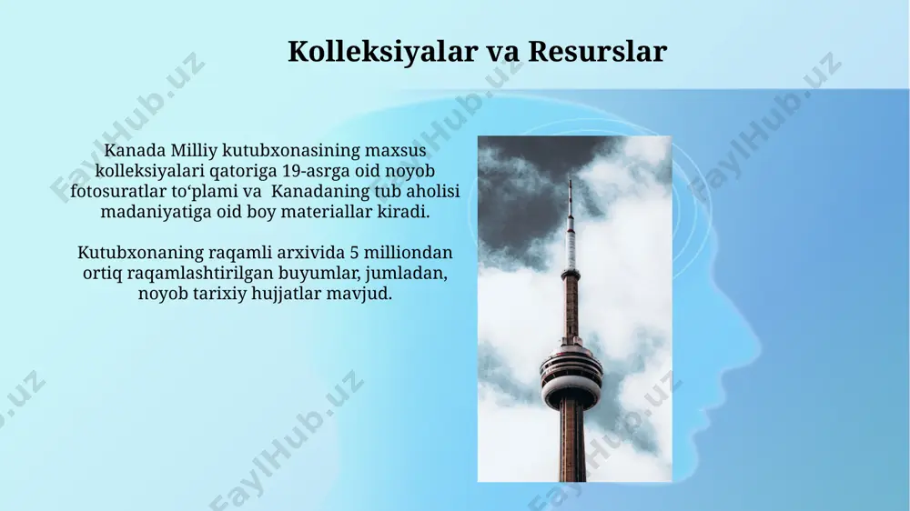 kanada milliy kutubxonasi: resurslari va xizmatlari - Page 4