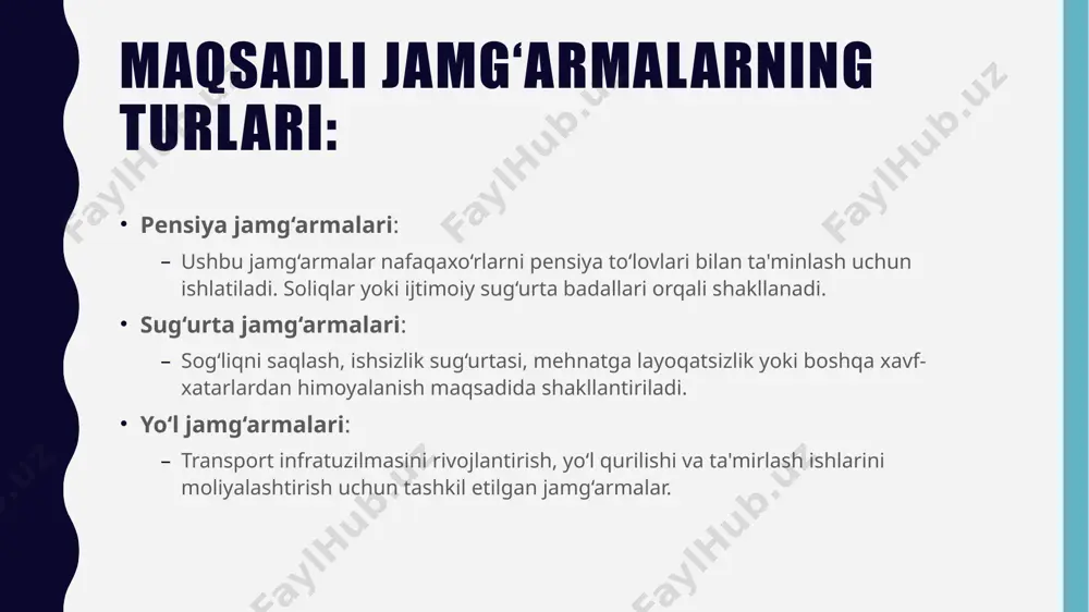 davlatning maqsadli jamg'armalari - Page 4