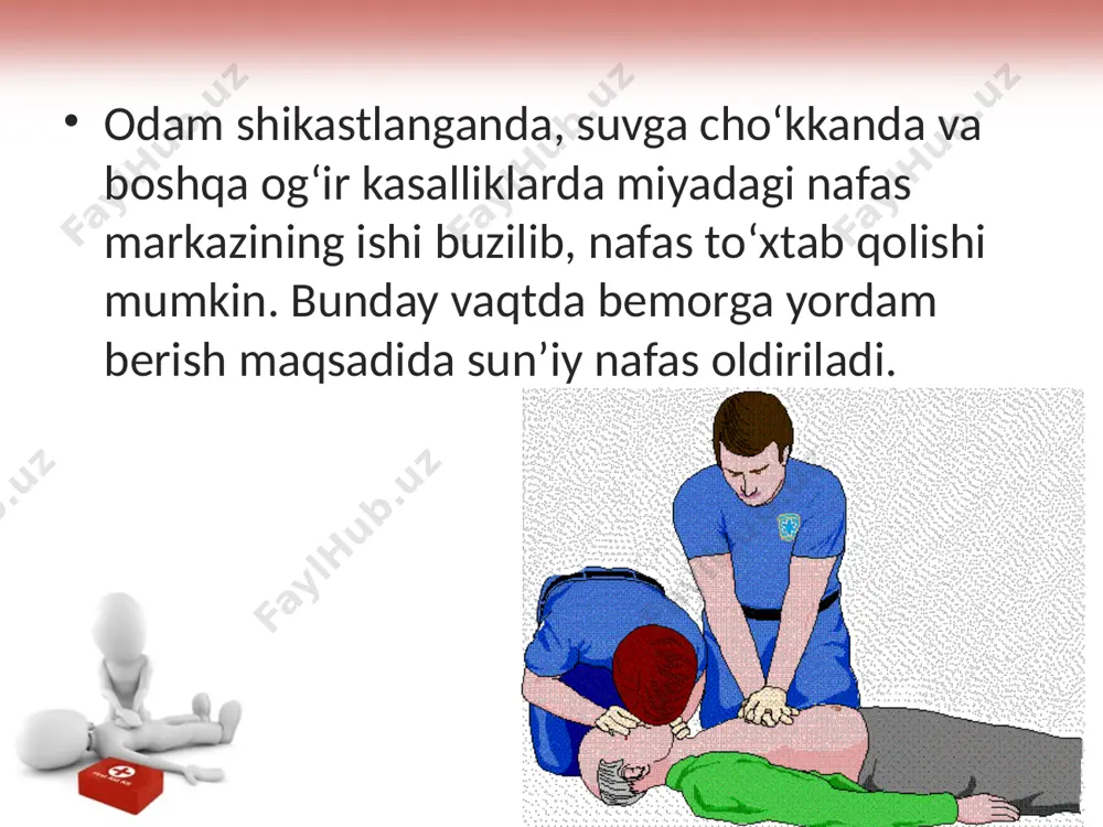 i qavatining yallig‘lanishi (laringit), traxeya va bronxlar ichki qavatining yallig‘lanishi (traxeit va bronxit), o‘pka to‘qimasining yallig‘lanishi (zotiljam) kasalliklari odamda tez-tez uchrab turadi. nafas olish organlari gigiyenasi. nafas olish organlarining normal rivojlanishi, ularni har xil kasalliklardan muhofaza qilishda gigiyena qoidalariga rioya etish muhim ahamiyatga ega. odam yoshligidan burun orqali chuqur nafas olish va chiqarishga odatlansa, nafas harakatlarida ishtirok etuvchi qovurg‘alararo muskullar va diafragma yaxshi rivojlanadi, o‘pkaning tiriklik sig‘imi ortadi. organizmni turli sharoitda chiniqtirish, sovuq suvda yuvinish va ochiq havoda sayr qilish kabilar nafas olish organlari kasallik larining oldini olishga yordam beradi. chekishning nafas olish organlariga zararli ta’siri. chekish eng zararli odatlardan biri hisoblanadi. ilmiy tadqiqotlardan ma’lum bo‘lishicha, tamaki tutuni tarkibida 3 mingdan ko‘proq zaharli modda bor ekan. shulardan nikotin, ammiak, karbonat angidrid, benzol kabilar odam organizmining barcha organlariga, jumladan, nafas olish organlariga zaharli ta’sir ko‘rsatadi. jahon sog‘liqni saqlash tashkiloti ma’lumotlariga ko‘ra, chekish oqibatida yuzaga keladigan kasalliklardan har yili dunyoda ikki yarim …