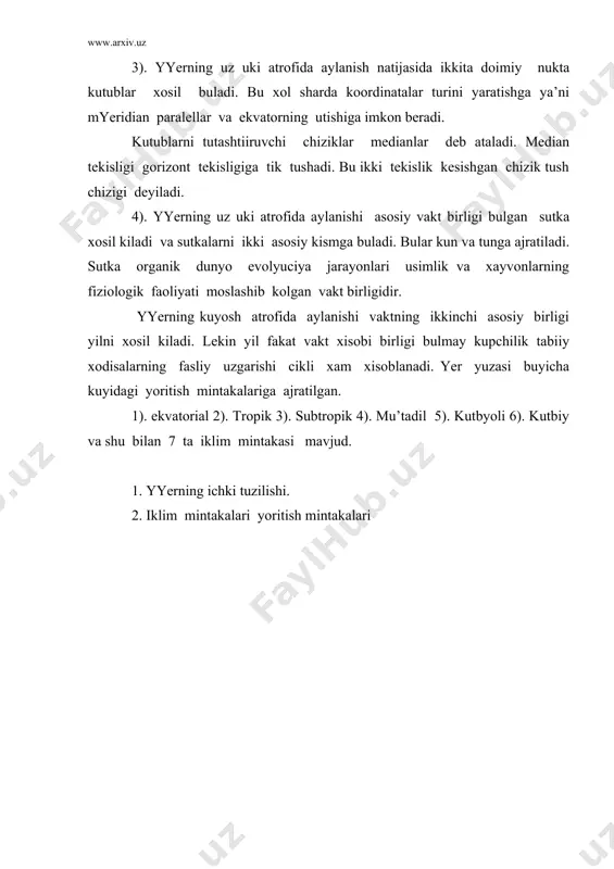 yerning umumiy morfologiyasi ichki tuzilishi - Page 4