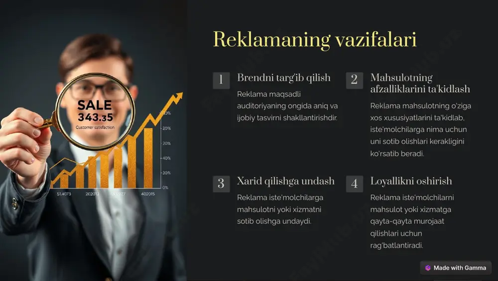reklama faoliyatining mohiyati - Page 4