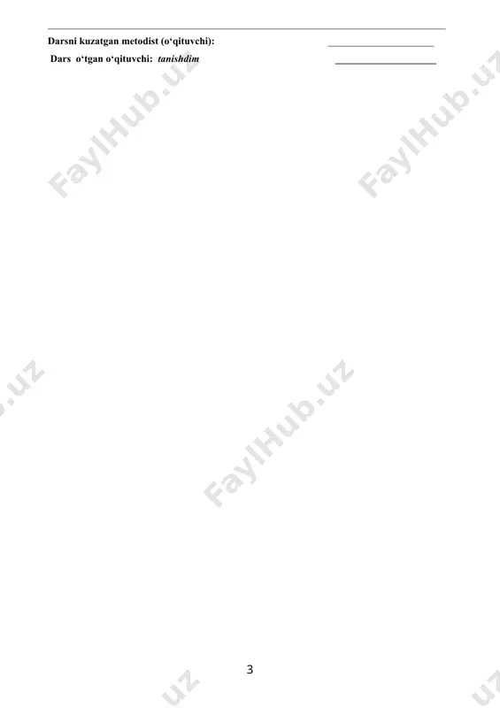 darsni kuzatish va tahlil - Page 3