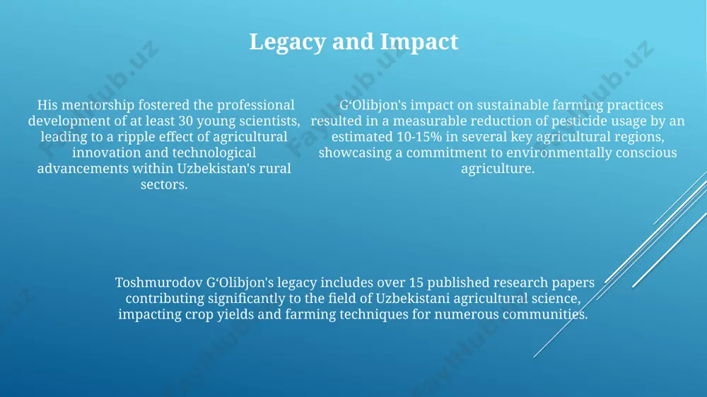 toshmurodov gʻolibjon professional biography and achievements overview - Page 5