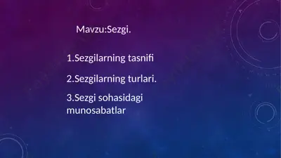 sezgi — PPTX