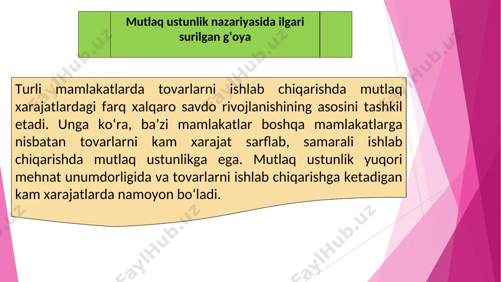 o‘tkazish va shu orqali eksportni, ishlab chiqarish va bandlikni yaxshilash, shuningdek, tashqi bozor uchun kurashishni taklif qilgan. ikkinchi yo‘nalish muvozanat yoki neytral valyuta kursi nazariyasi. bunda to‘lovga qobililiyatlik pariteti o‘rniga milliy iqtisodiyot uchun mos neytral valyuta kursini o‘rnatish ilgari surilgan. yetakchi valyutalar nazariyasi barcha mamlakatlarning valyuta siyosatida dollarga tayanishi va uni rezerv valyutaligini mamlakatning milliy manfaatiga teskari bo‘lgan taqdirda ham qo‘llab- quvvatlashi zarurligi. mazkur nazariyaning asoschilari amerikalik iqtisodchi olimlar j.vilyams, a.xansen, ingliz iqtisodchilari r.xoutri, f.grexemlar hisoblanishadi. valyutalarni yetakchi (dollar va funt sterling), qattiq va yumshoq, ya’ni xalqaro iqtisodiy munosabatlarda aktiv bo‘lmagan valyutalarga bo‘linishi lozimligi. dollarning oltinga qaraganda yetakchi roldaligi. mazkur nazariya qat’iy belgilangan valyuta kursiga nisbatan suzib yuruvchi valyuta kursi tartibining quyidagi ustunliklarini asoslashdan iborat. to‘lov balansining avtomatik tekislanishi. tashqi muhitga bog‘liq bo‘lmagan holda milliy iqtisodiy siyosat usullarini erkin tanlanishi. valyuta spekulyatsiyasining oldini olish, chunki suzib yuruvchi valyuta kursida valyuta operatsiyasida qatnashuvchi tomonlar foydasi nolga teng bo‘ladi, ya’ni biri foyda …