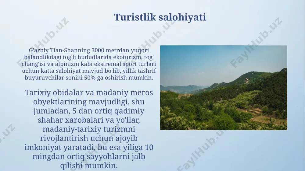 g'arbiy tianshan tabiiy geografik okrugi - Page 5