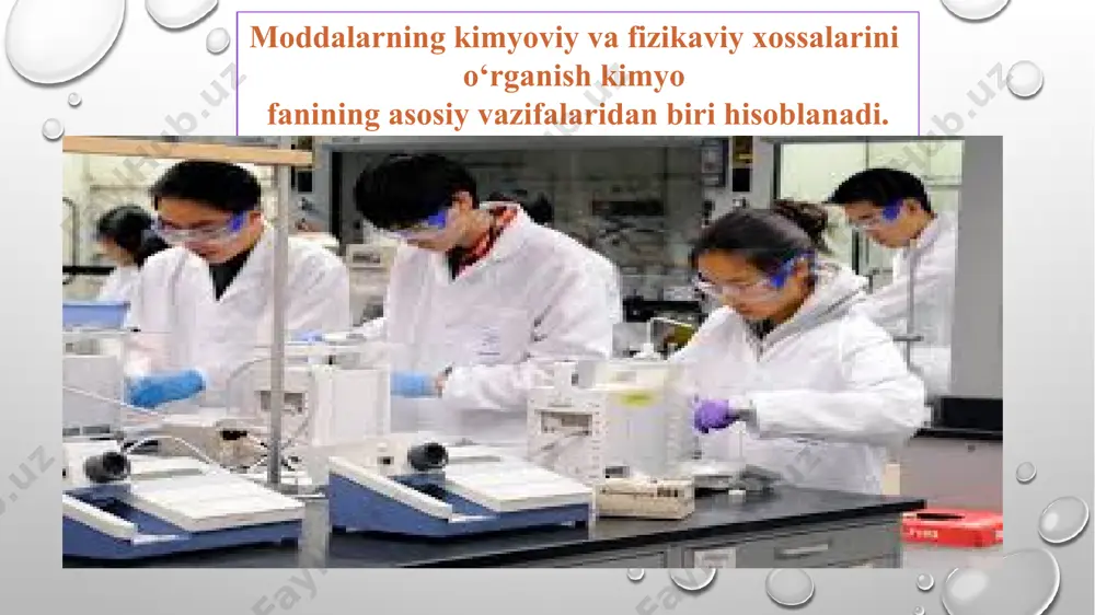 kimyo fanining maqsad va vazifalari - Page 5