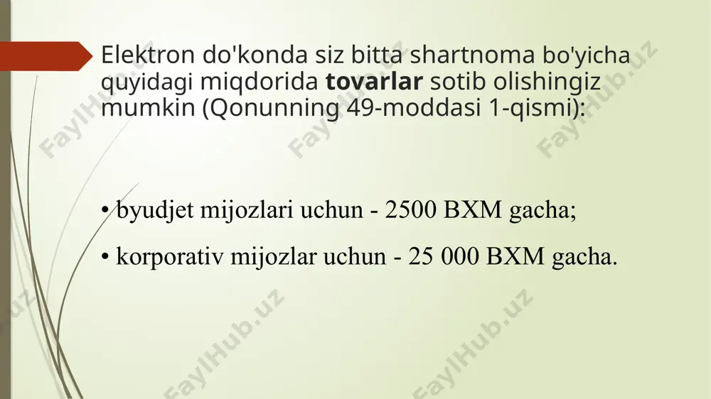 a muhim shartlari bo'yicha kelishuvga erishilgan bo'lsa, bitim tuzilgan hisoblanadi - kelishuv barcha taraflar tomonidan imzolanadi. image1.png image2.png image3.png image4.png /docprops/thumbnail.jpeg